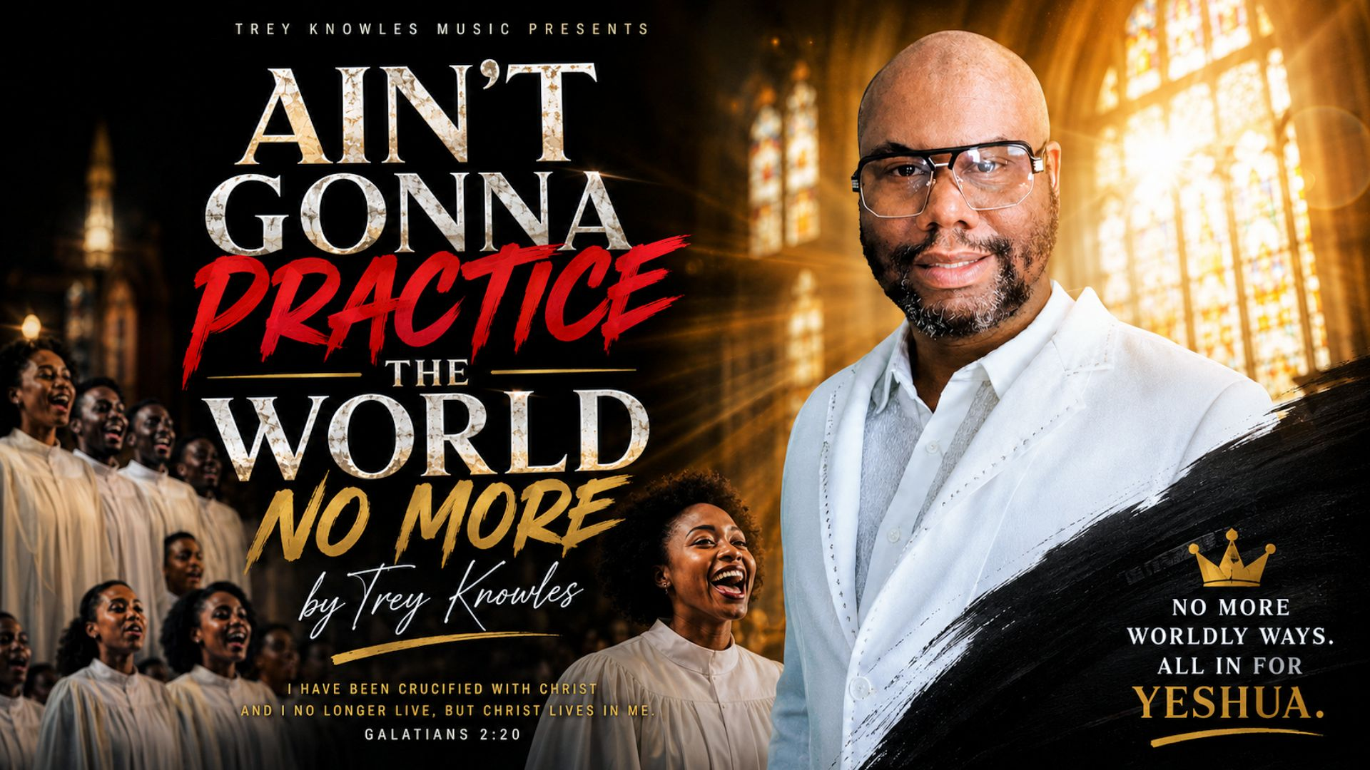 Ain't Gonna Practice World No More by Trey Knowles music cover