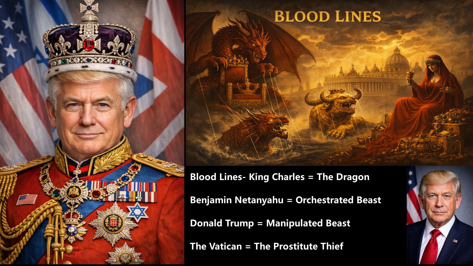 Cover artwork for The Blood Lines of the Dragon by Trey Knowles