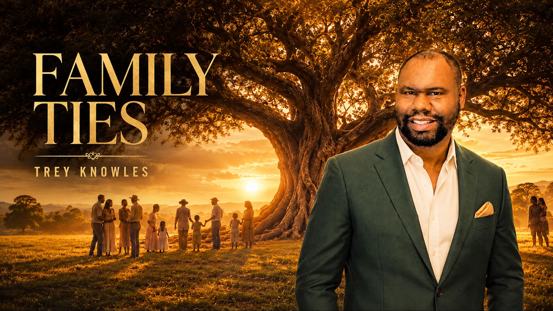 Family Ties Christian family song artwork by Trey Knowles