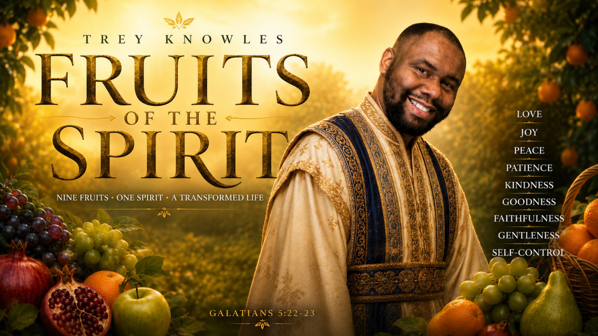 Fruits of The Spirit song cover by Trey Knowles