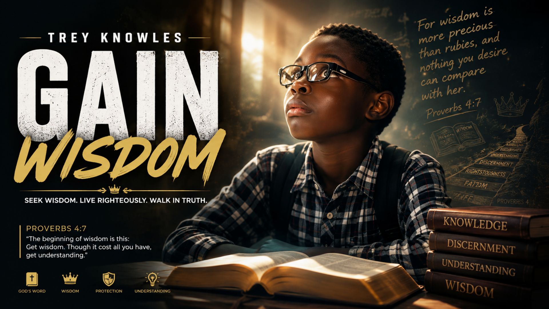 Gain Wisdom song cover by Trey Knowles